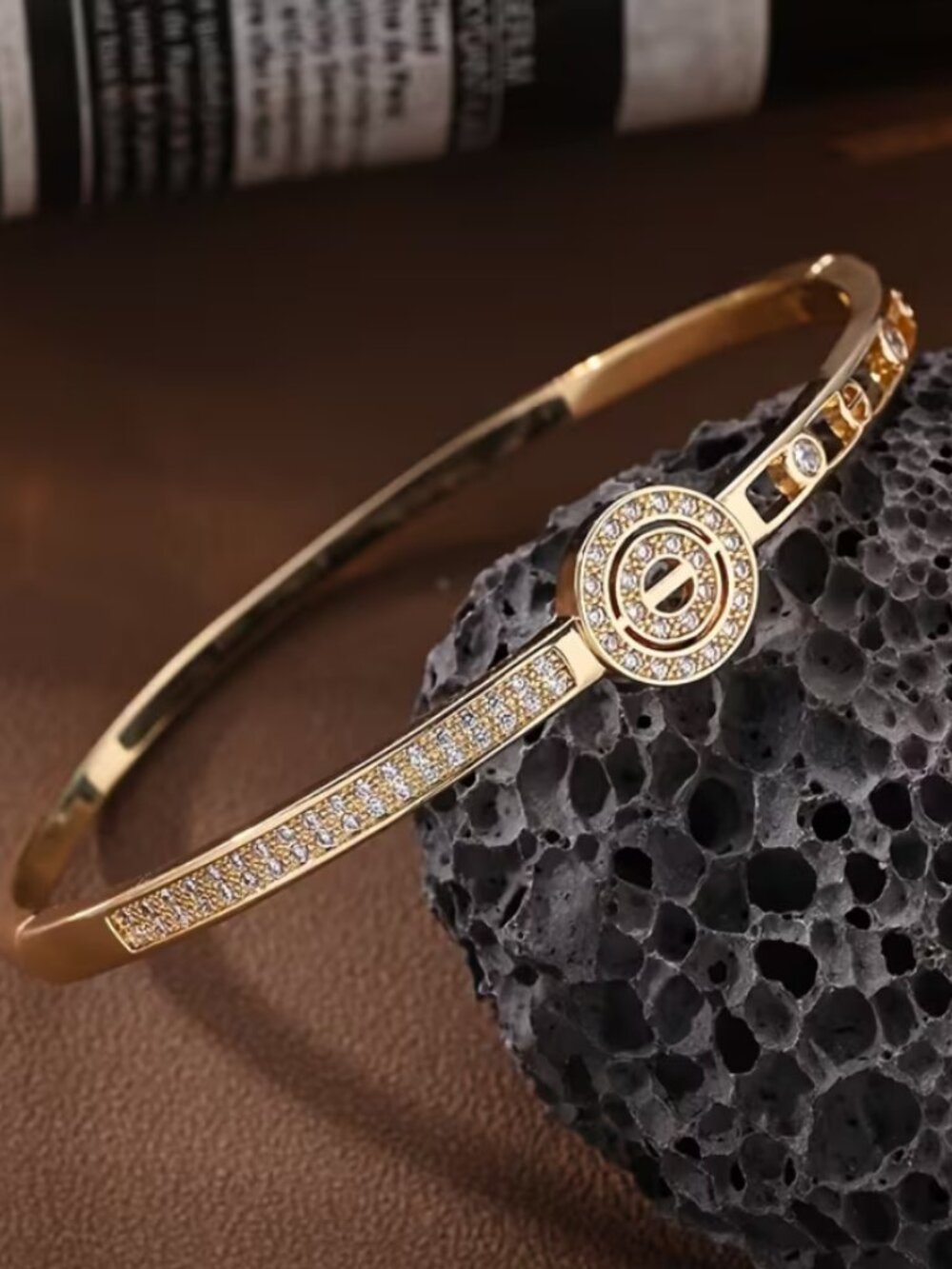 14K Gold 7" Womens 2ct Diamond Bangle Bracelet Ladies New 14 K Silver Jewelry